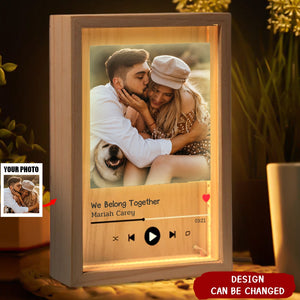 Favorite Song Title - Personalized Photo Frame Light Box