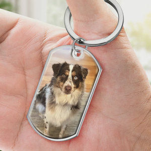 Memorial Personalized Custom Keychain - Sympathy Gift For Pet Owners, Pet Lovers