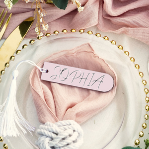 Personalized Decorations Acrylic Bookmark Keyring Wedding Table Decor