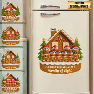 Our First Christmas As A Family Personalized Custom Decal Gift