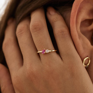 Personalized Family Stackable Birthstone Jewelry Ring