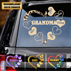 Personalized Grandma Mom Sweet Heart Decal