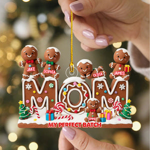 My Perfect Batch Christmas Gift For Mom, Grandma - Personalized Acrylic Ornament