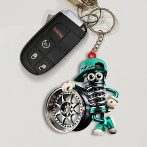 Custom Name Auto Repairman Keychain,Repairman Gift