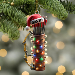 Personalized Archery Christmas Ornament Archery Christmas Gift Decoration