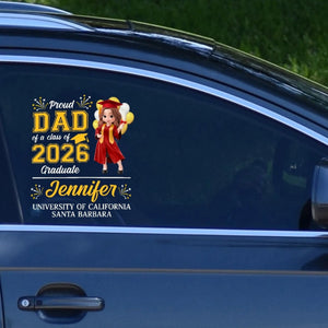 Custom Decal - Personalized Graduation Gifts For Him, Her - Go Where Your Dreams Take You