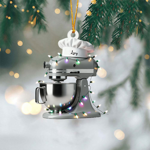 Personalized Cream Mixer Baking Ornament