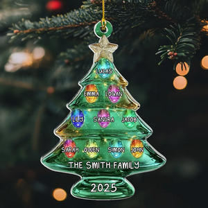 Our Family Tree - Personalized Custom Acrylic Ornament