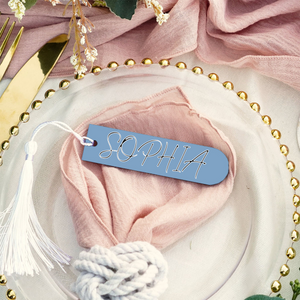 Personalized Decorations Acrylic Bookmark Keyring Wedding Table Decor