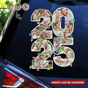 Custom Photo What A Year - Personalized Decal