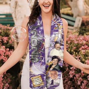 In Loving Memory - Personalized Graduation Sashes And Stoles