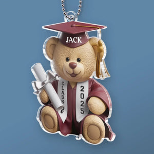 Dream Big, Shine Bright - Family Personalized Car Ornament - Graduation Gift For Family Members, Siblings