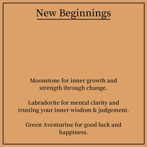 Personalized GOOD LUCK crystal chip bottle. Lucky charm. Crystals for new beginnings, exams, interview