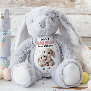 A Sweet Hug From Nana - Personalized Custom Easter Bunny Plush Gift For Family Members