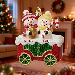 2025 Family Christmas Train - Personalized Ornament