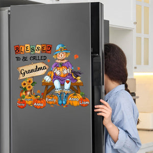 Personalized Gift For Grandma Blessed To Be Called Grandma Fall Decal