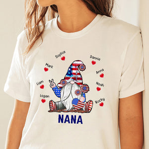 Personalized Nana Family Kid Name T-Shirt