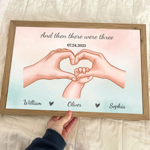 Personalized First-Time Parents Canvas: A Tribute to Love, Celebrating a Special Moment