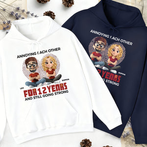 Together, We Make A Perfect Pair - Couple Personalized Pure cotton hoodie