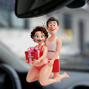 Personalized Playful Couple Acrylic Ornament Gifts For Couples