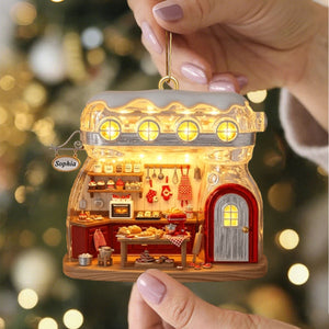 Baking Mixer Cozy House Personalized Baking Ornament