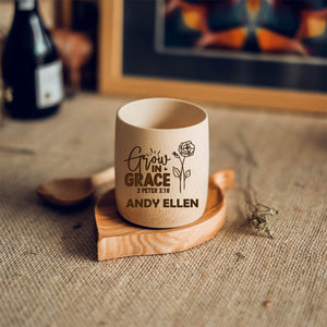 Grow In Grace - Personalized Bamboo Cup