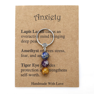 Crystal keychain,Healing crystals,Sad, A new beginning,Love yourself, Good luck with that,Success,Crystal gift