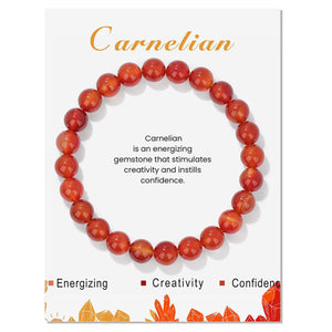 Gemstone Bracelet with Card