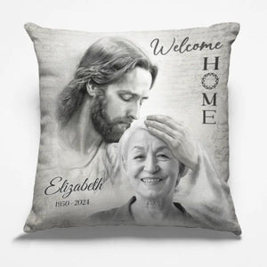 Welcome Home - Memorial Personalized Pillow