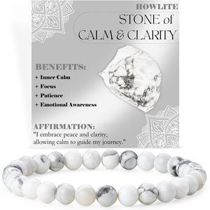 Energy & Love • Natural Stone Elastic Rope Bracelet