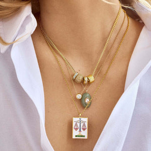 Natural Stone Precious Pendant Necklace