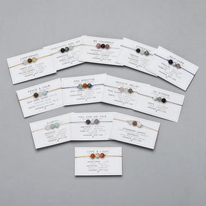 Crystal Bracelet - Real Crystal Jewellery - String Crystal Bracelet - Energy Bracelet