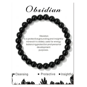 Gemstone Bracelet with Card