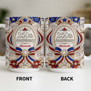 250th Anniversary Personalized Mug Gift For Patriots