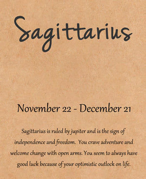 Natural Stone Hand Woven Bracelet With Twelve Constellations Paper Card