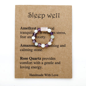 Healing crystals,Beaded elastic ring