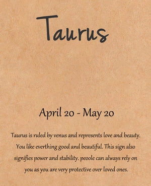 Natural Stone Hand Woven Bracelet With Twelve Constellations Paper Card