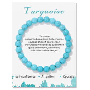 Gemstone Bracelet with Card