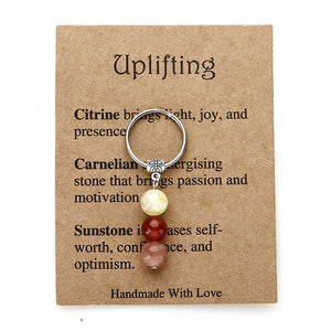 Crystal keychain,Healing crystals,Sad, A new beginning,Love yourself, Good luck with that,Success,Crystal gift
