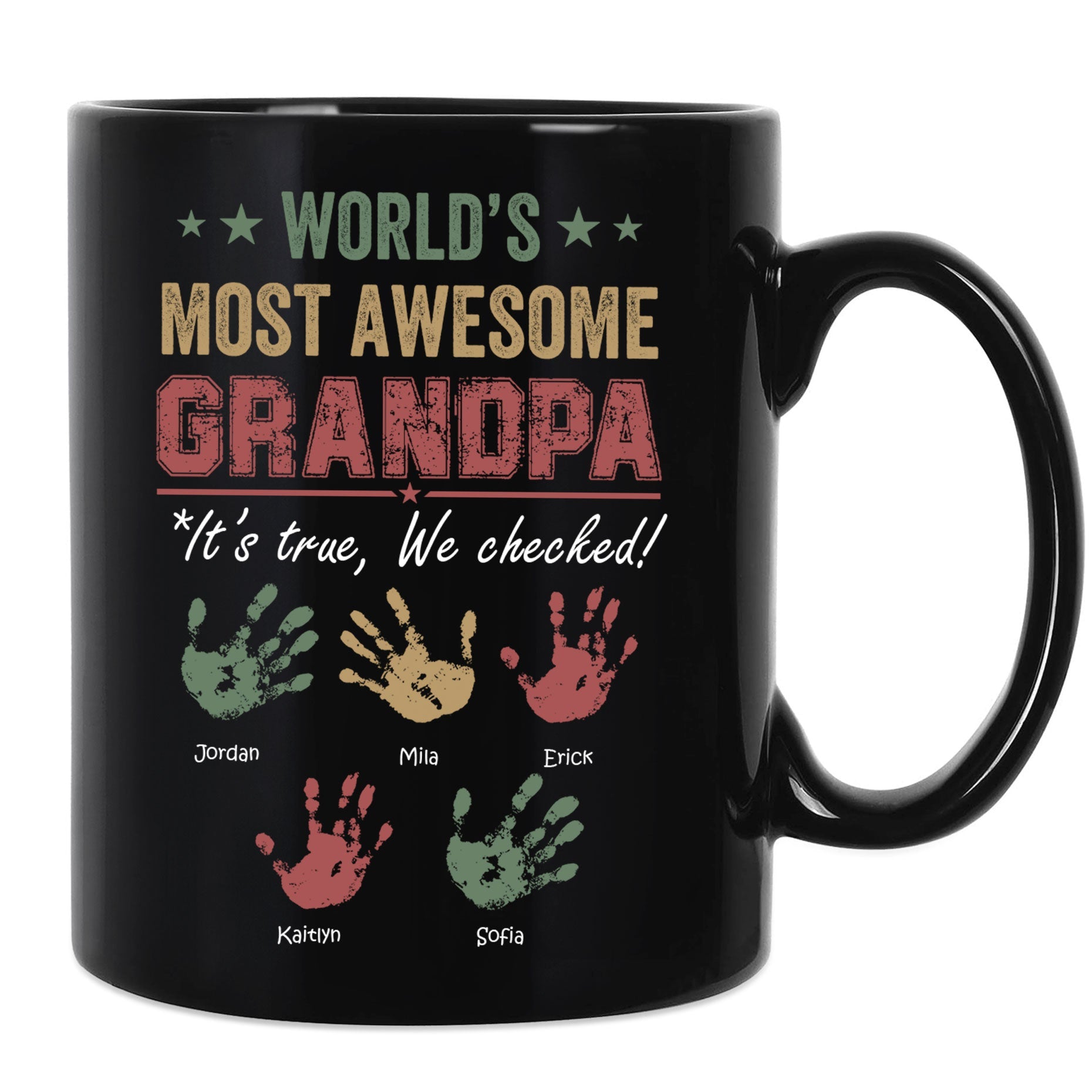 World's Most Awesome Grandpa - Personalized Mug