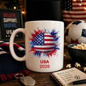 Personalized 2026 Soccer Country MUG