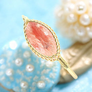 Elegant Amethyst Gold Cuff Bracelet For Her