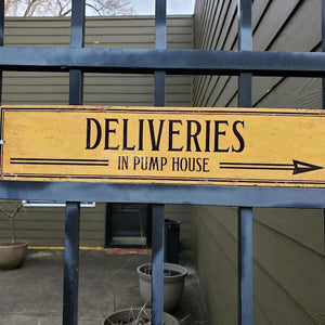 Custom Text Sign, Personalized Metal Sign