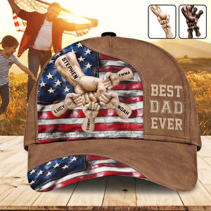 Best Dad Ever - Personalized Father Classic Cap