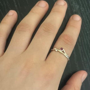 Personalized Birthstone Ring