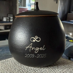 Personalized Pet Cremation,Pet Paw Urn Cat with Name and Date