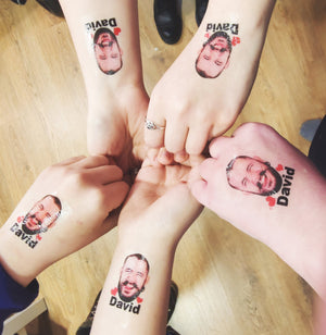 Personalized Tattoo-Custom TemporaryTattoo, Bachelorette Party Favor