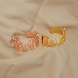 Personalized Adjustable Name Bangle