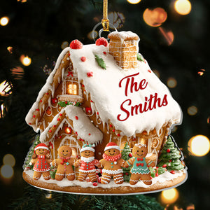 Personalized Cookie House Christmas Ornament