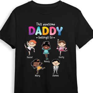 Personalized This Dad Belongs To, Gift for Dad T-Shirt